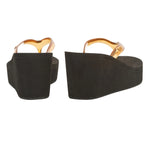 Etheria Jelly Caramel sandals back