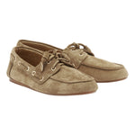 Pliaria Boat Shoe Suede Military 3-4