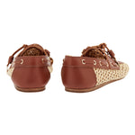 Pliaria Boat Shoe Raffia Natural back