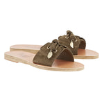 Verina Suede Leather Military 3-4