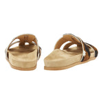 Skafi Pony Cow sandals back