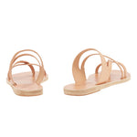 Daria Leather Natural sandals back