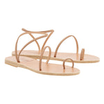 Eleftheria Stitch Leather Natural sandals back
