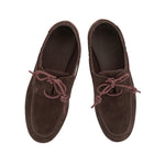 Pliario Suede Leather T-Moro boat shoes top