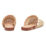 The Slipper Shells Raffia Natural back