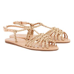Ivilai Raffia Natural sandals 3-4