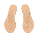 Etheria Raffia Natural sandals top