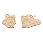 Etheria Raffia Natural sandals back