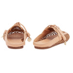 Naveta Raffia Brown sandals back