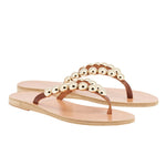 Endoxi Leather Cotto sandals 3-4