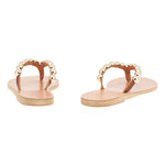 Endoxi Leather Cotto sandals back