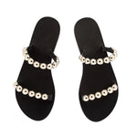 Lambri Leather Black sandals top