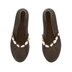 Iro Shells Jelly Black sandals top