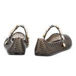 Iro Shells Jelly Black sandals back