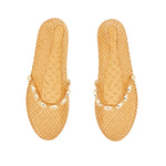 Iro Shells Jelly Caramel sandals top