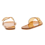 Filia Jelly Caramel sandals back