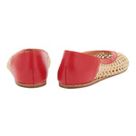Aeropi Ballet Flat Red/Natural