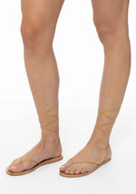 Celia Leather Natural sandals