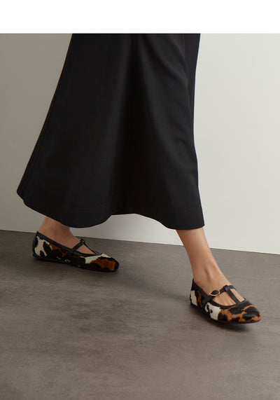 Aerati Ballet Flat Cow Aerati Ballet Flat Cow