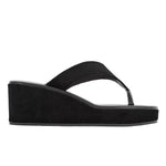 Charys Low Wedge Black