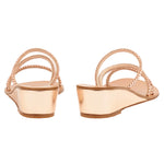 Polytimi Low Wedge Rose Gold