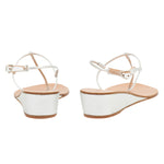 Katerina Low Wedge Silver