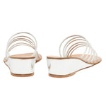 Vania Low Wedge Silver