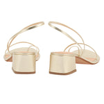 Chora Block Heel Platinum