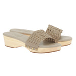 Open Woven Clog Cement