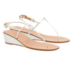 Katerina Low Wedge Silver