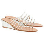 Vania Low Wedge Silver