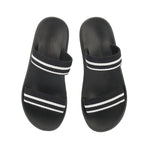 Timia Black/Beige Stripes