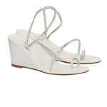 Eleftheria Bridal Mid Wedge Square Silver