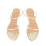 Chora Block Heel Platinum