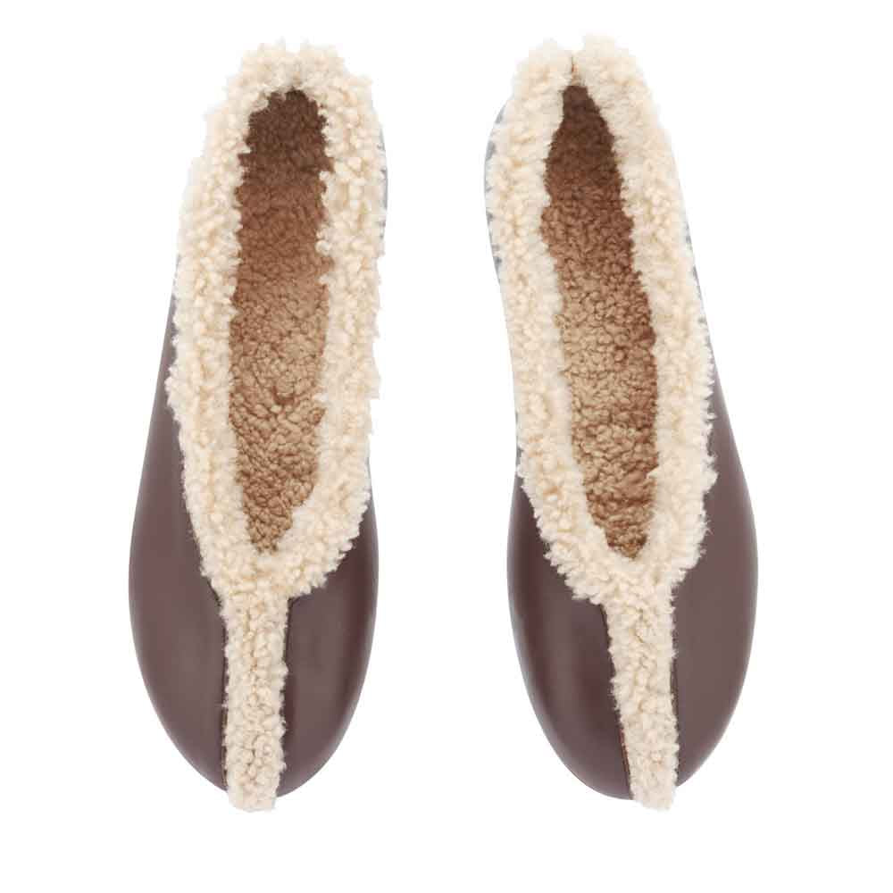 Aeropi Ballet Flat Brown