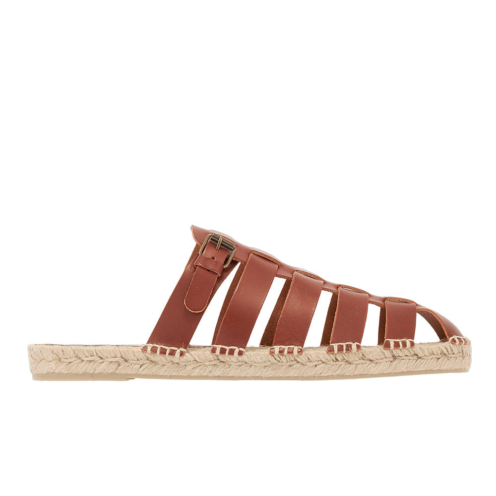 Castañer x Ancient Greek Sandals Th Espadrilles in black leather display picture 2
