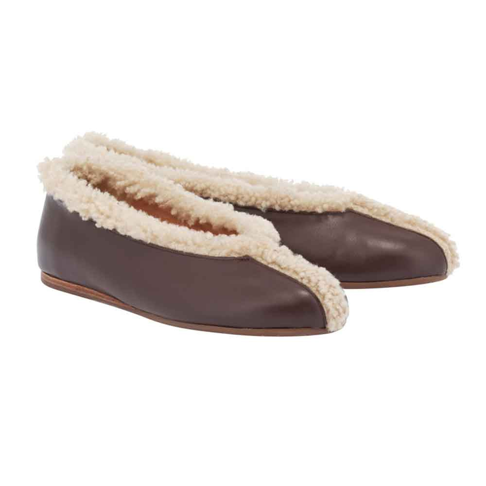 Aeropi Ballet Flat Brown