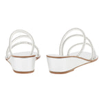 Polytimi Low Wedge Silver