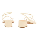 Chora Block Heel Off White