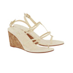 Fay Mid Wedge Off White