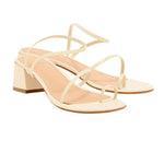Chora Block Heel Off White