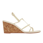 Fay Mid Wedge Off White