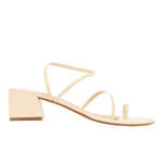Chora Block Heel Off White