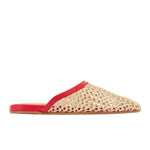 The Slipper Red/Natural