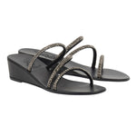 Polytimi Low Wedge Black