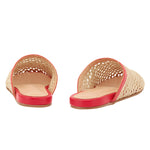 The Slipper Red/Natural