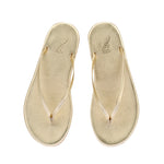 Saionara Leather Flip Flop All Platinum top