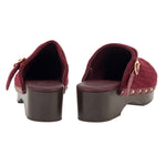 Classic Closed Clog Bordeaux