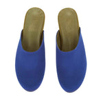 The Slipper Satin Navy/Khaki top view