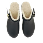 Classic Closed Clog Black/Beige
